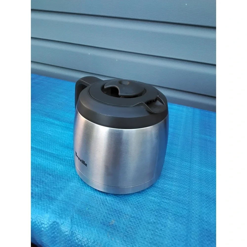 Breville Thermal Coffee Carafe Stainless Steel Replacement Pitcher 12 Cup Lid